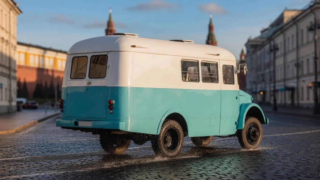 Музей транспорта Москвы восстановил полноприводный автобус КАвЗ-663