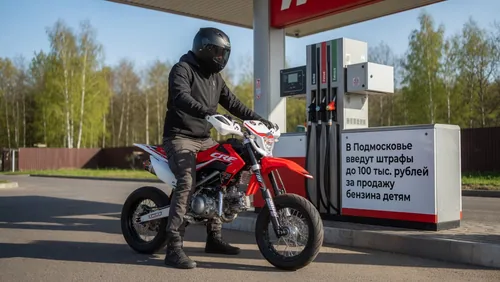 В Подмосковье введут штрафы до 100 тыс. рублей за продажу бензина детям