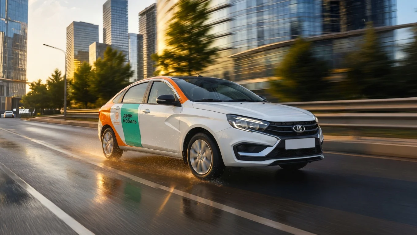 АвтоВАЗ начал поставлять Lada Vesta в парк «Делимобиля»