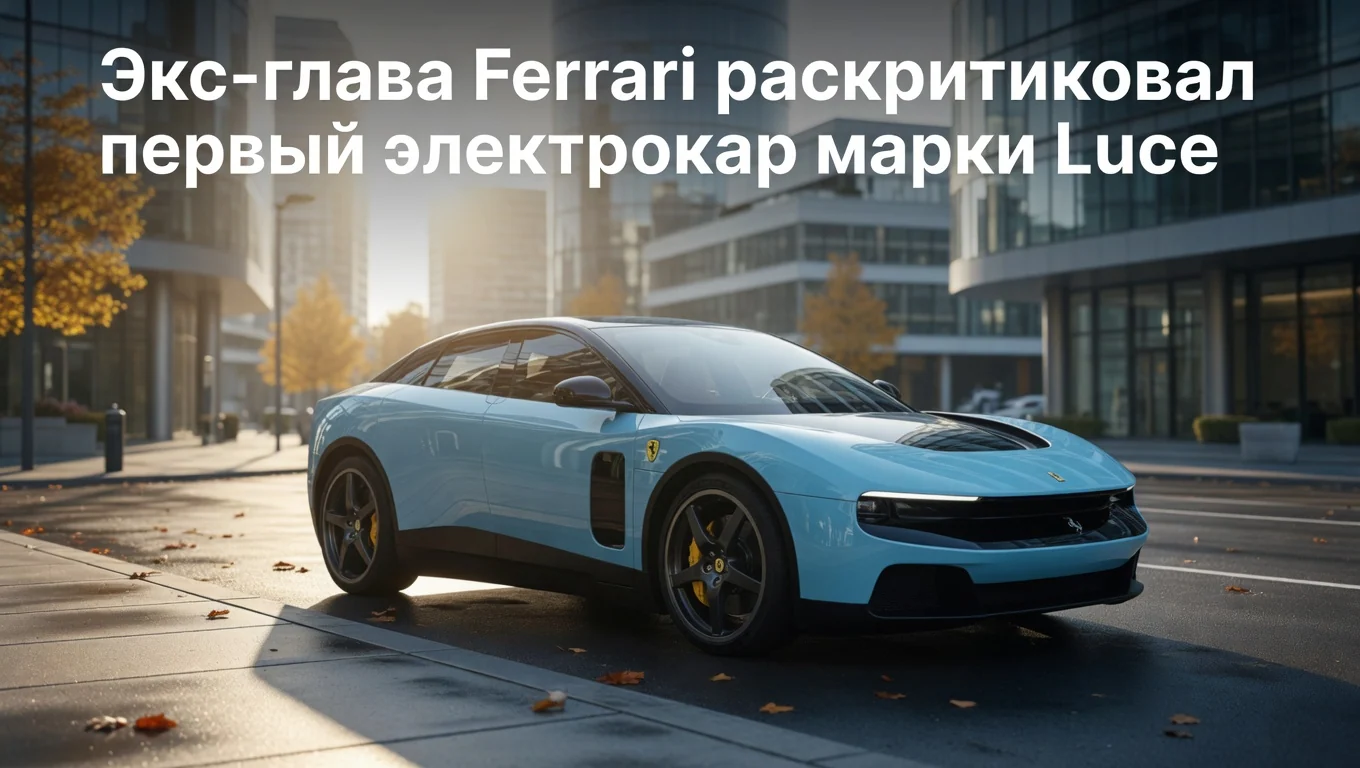 Экс-глава Ferrari раскритиковал первый электрокар марки Luce