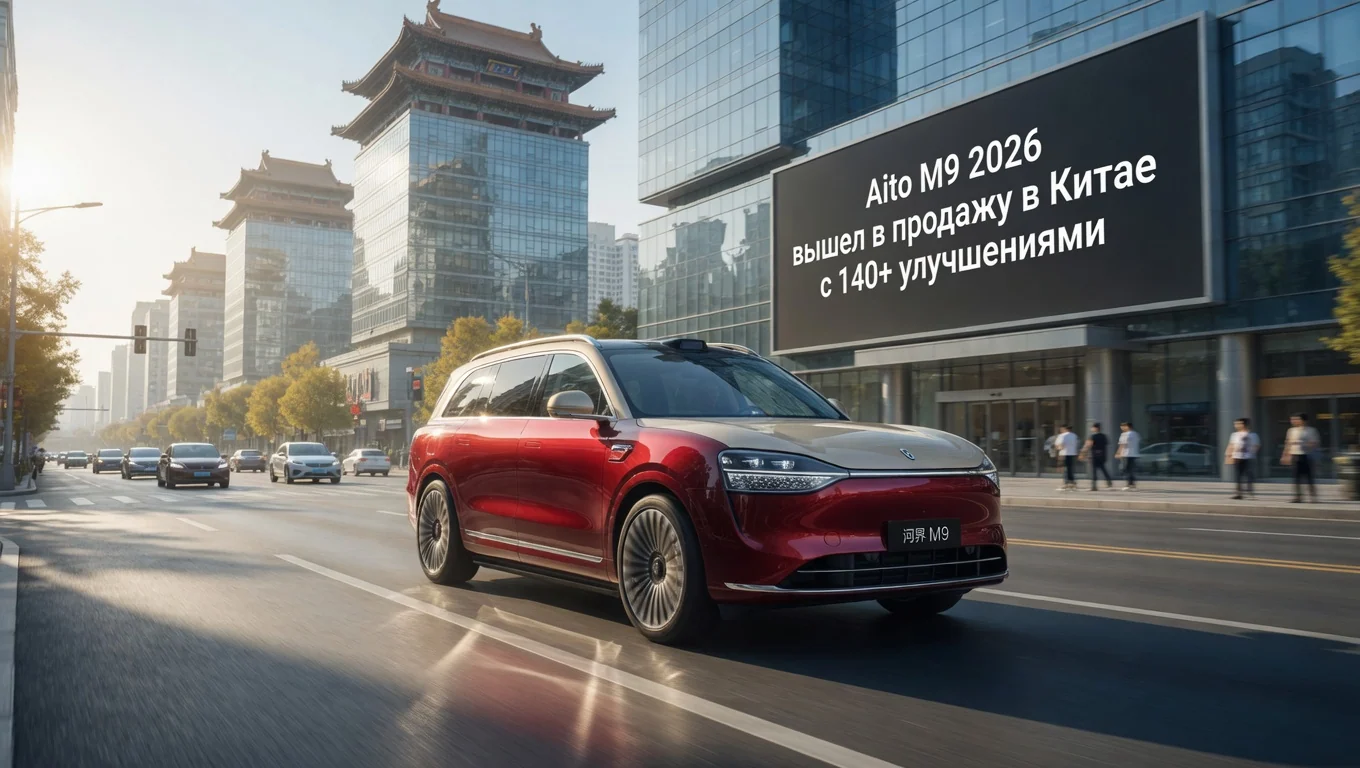 Aito M9 2026 вышел в продажу в Китае с 140+ улучшениями