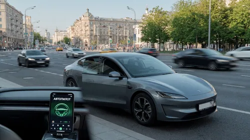В Москве блогера привлекли к ответственности за езду с автопилотом