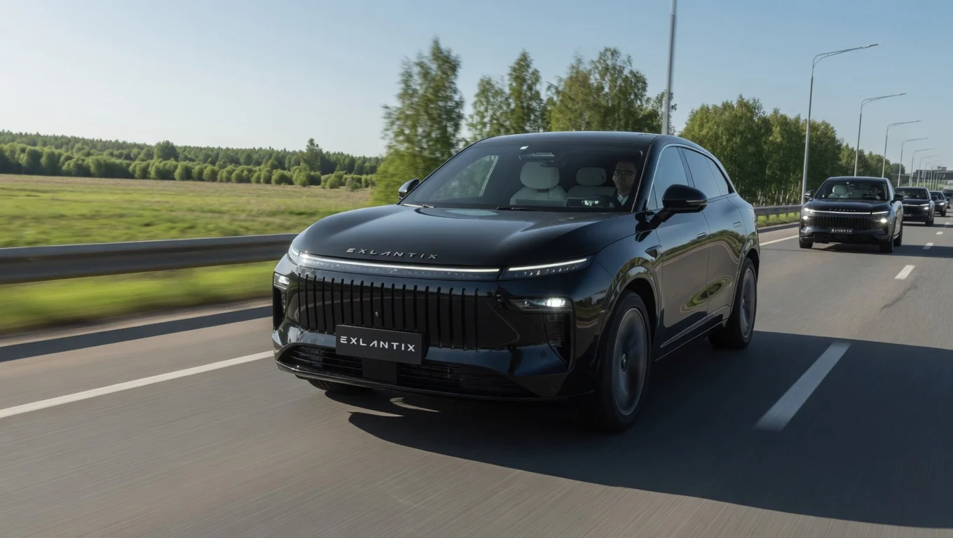 Рекордный автопробег гибридов в России: Exlantix ET проехали 730 км