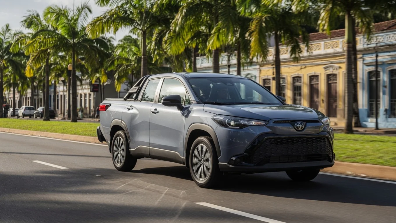 Toyota заметила в Бразилии пикап на базе Corolla Cross