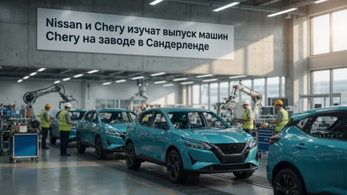 Nissan и Chery изучат выпуск машин Chery на заводе в Сандерленде