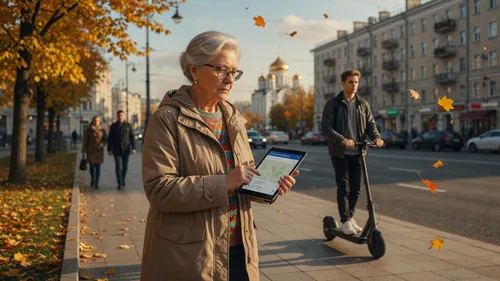 В Москве пенсионерки-скауты Яндекс Go следят за нарушениями на самокатах