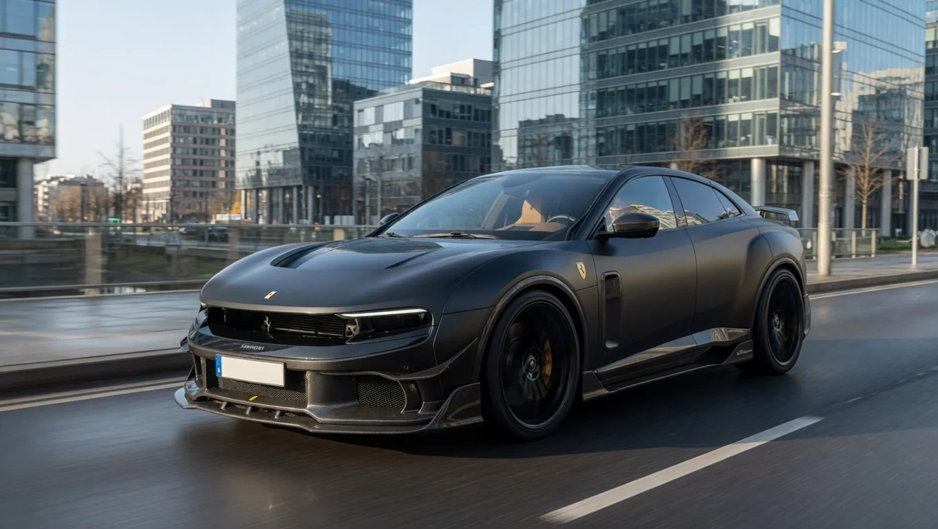 Venuum показал рендеры доработанного кроссовера Ferrari Luce