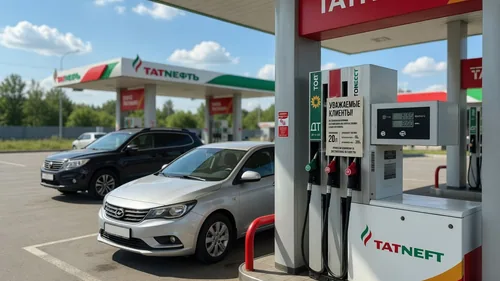 На АЗС «Татнефти» ввели лимиты на продажу бензина и дизеля