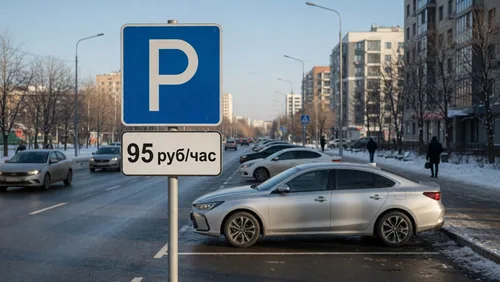 В Тюмени платная парковка подорожала до 95 рублей в час
