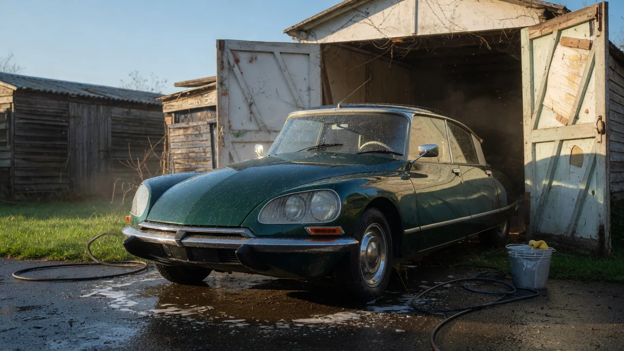 Citroën DS 21 помыли впервые за десятилетия: что показала находка