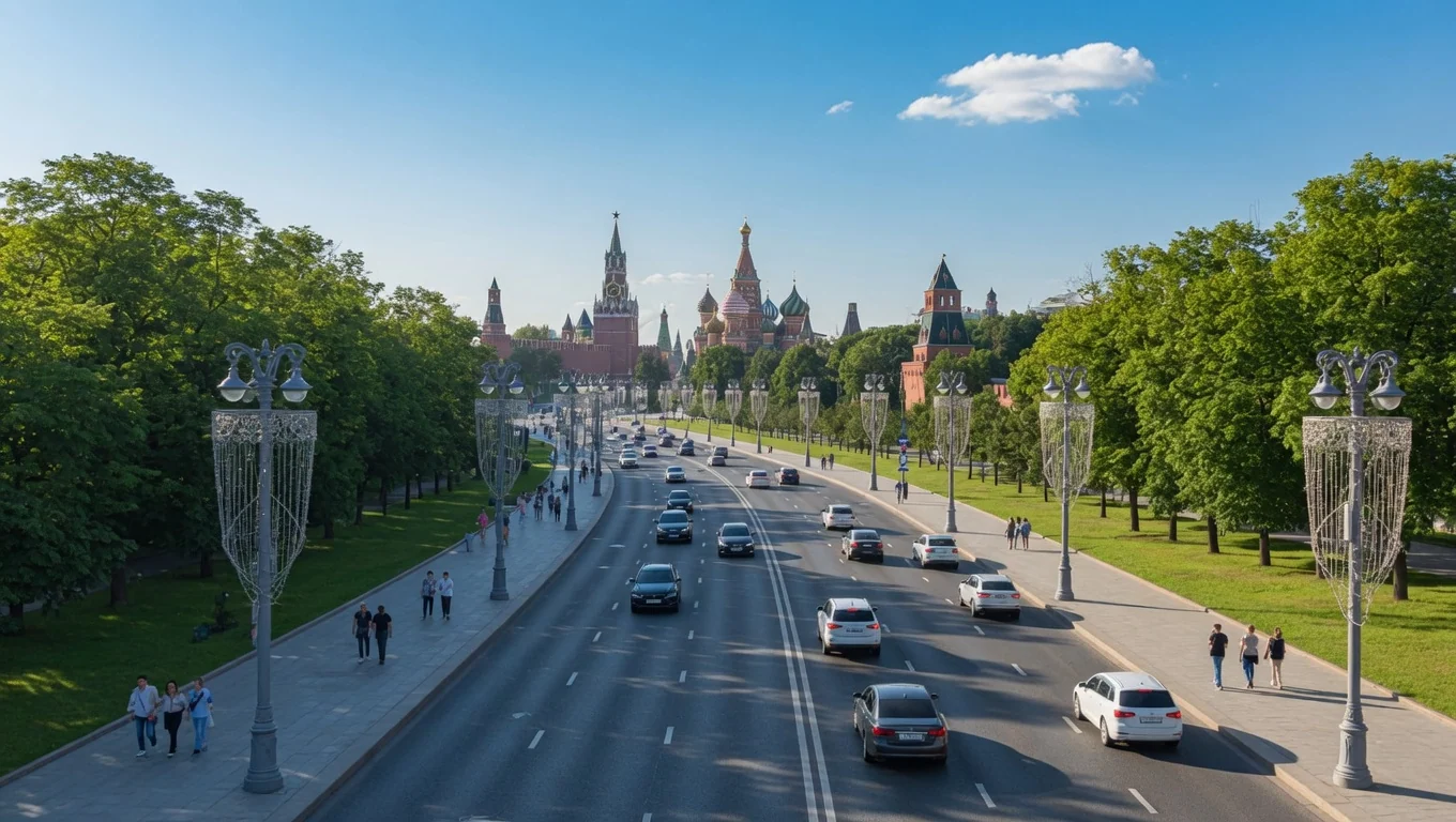 В Москве в июне ожидают снижение трафика на 4%