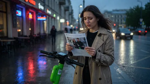 Москвичка узнала об измене после штрафа за поездку вдвоем на самокате