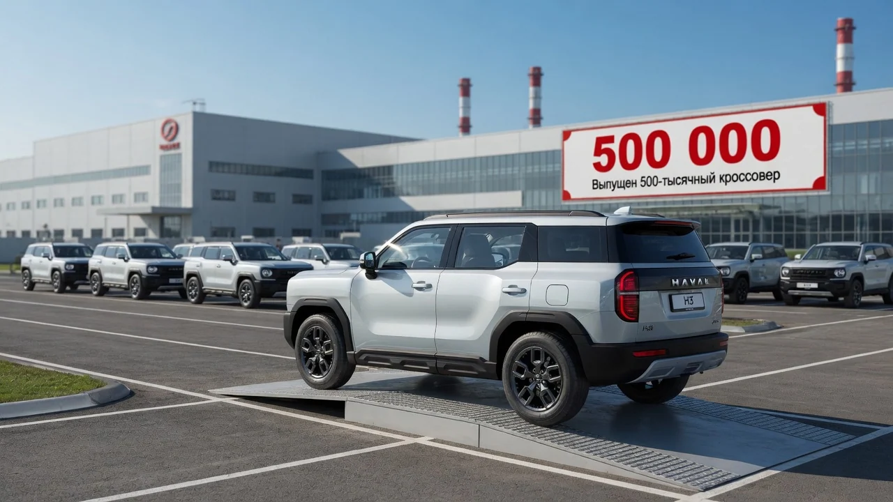 Завод Haval под Тулой выпустил 500 тысяч кроссоверов