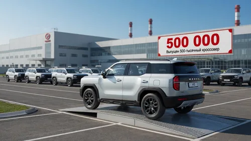 Завод Haval под Тулой выпустил 500 тысяч кроссоверов