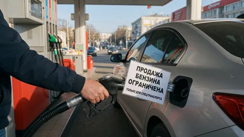 В Севастополе временно ограничили продажу бензина для жителей
