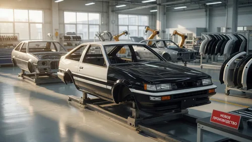 В Китае начали выпускать кузова для Toyota AE86 и других классических авто