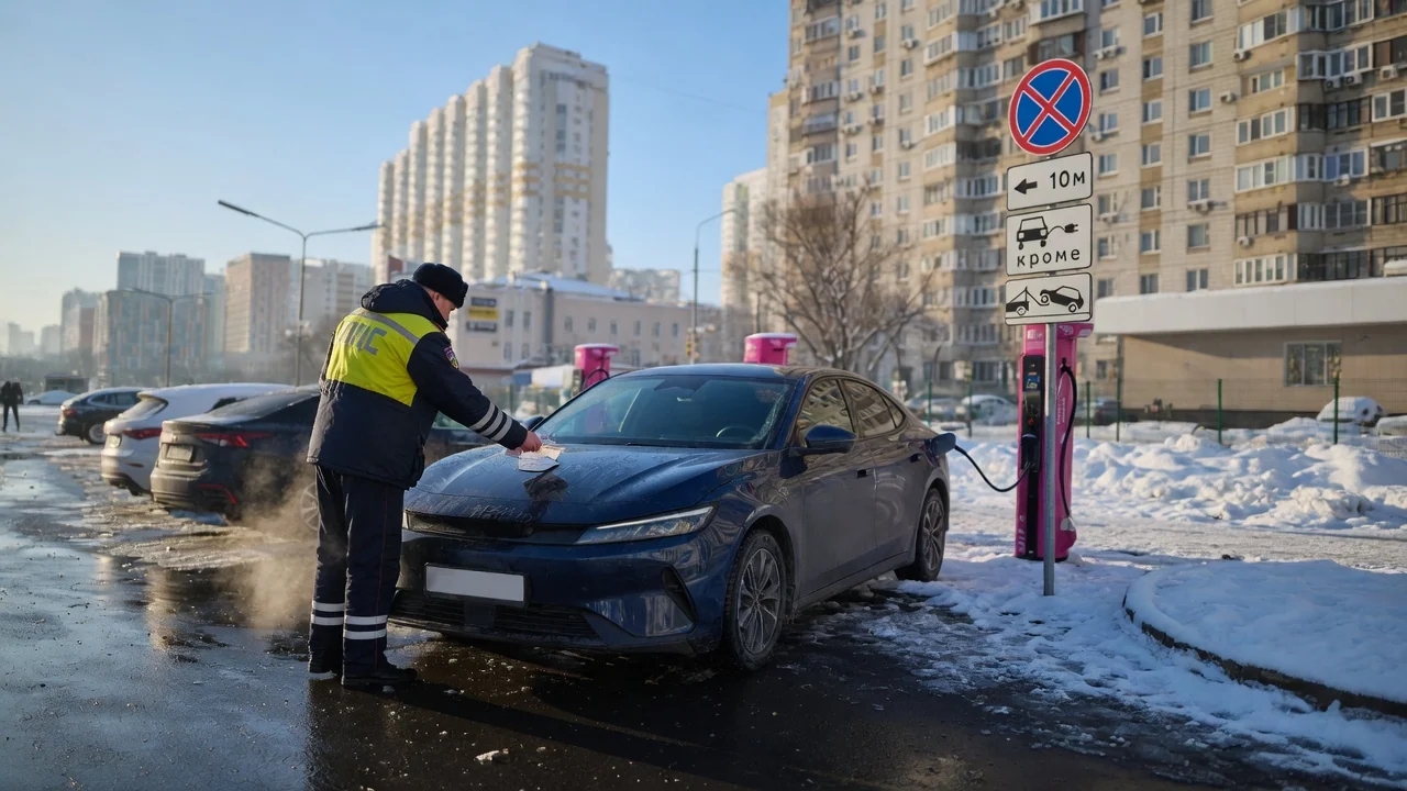 Штраф за парковку у ЭЗС получают владельцы бензиновых машин