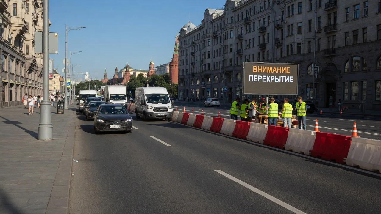 В центре Москвы 7 июня перекроют несколько улиц из-за забега
