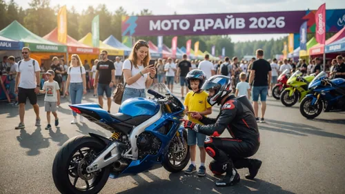 «Мото Драйв 2026»: как фестиваль техники стал семейным праздником
