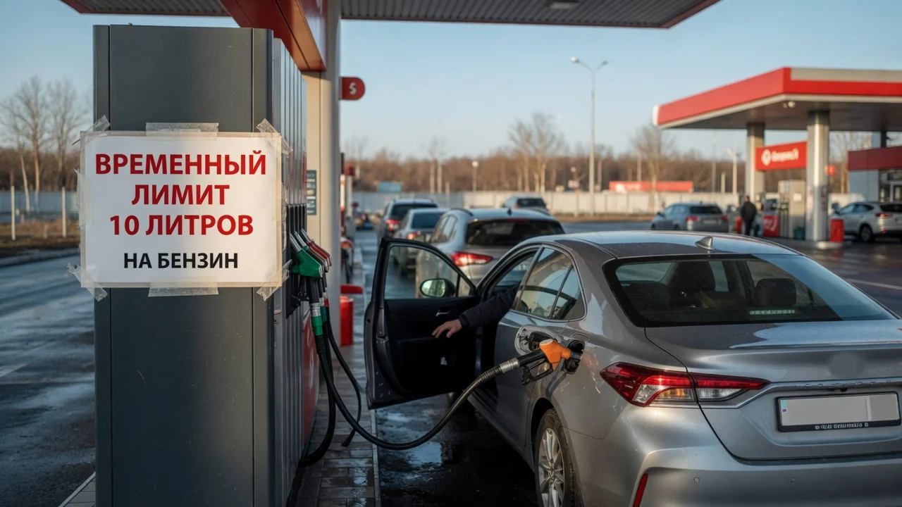 В Татарстане на части АЗС ввели временные лимиты на бензин