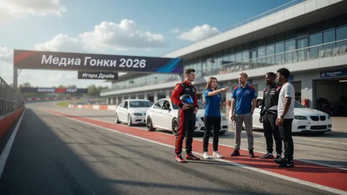 Блогеры выступят в «Медиа Гонках 2026» на GARAGE FEST Игора Драйв