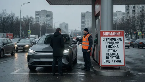 В Петербурге и Москве начали ограничивать продажу бензина