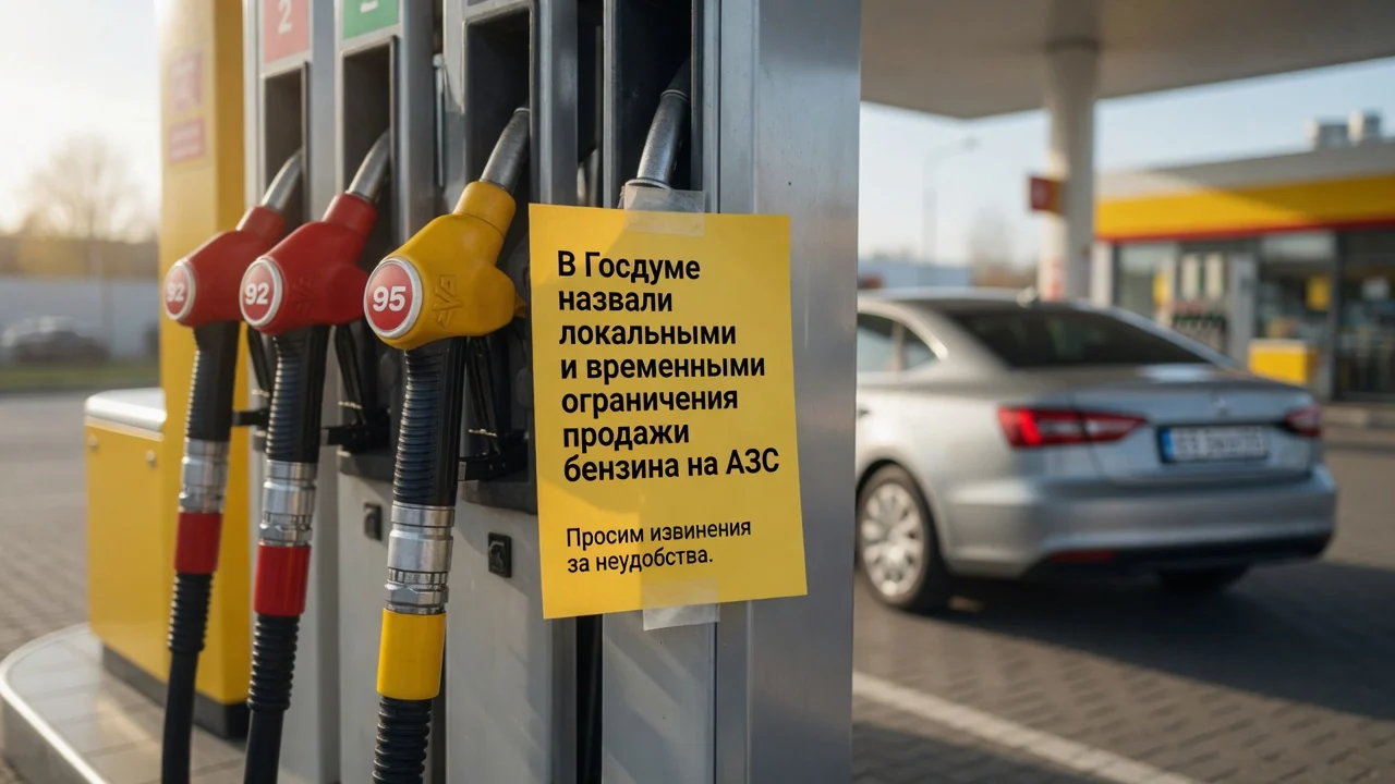 В Госдуме назвали локальными и временными ограничения продажи бензина на АЗС