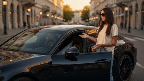 Карина Смолова показала подаренную Федором Смоловым Porsche Panamera
