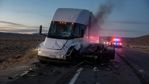 Tesla Semi попал в смертельное ДТП в Неваде: погибли два человека