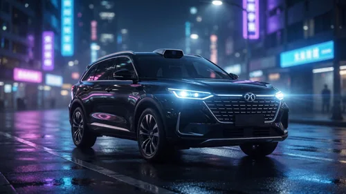 BAIC показала тизеры нового роскошного внедорожника с лидаром